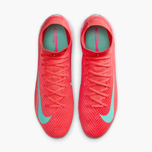 NIKE ZM SUPERFLY 10 ELITE SG EMBER GLOW/AURORA GREEN