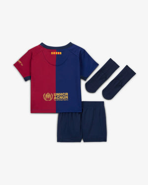 NIKE JR BARCELONA 24-25 INF HOME KIT DEEP ROYAL BLUE/NOBLE RED