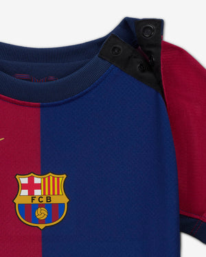 NIKE JR BARCELONA 24-25 INF HOME KIT DEEP ROYAL BLUE/NOBLE RED