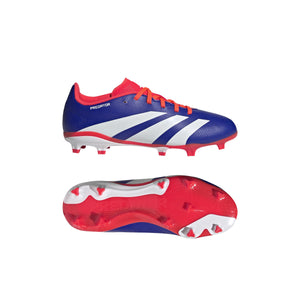 ADI JR PREDATOR LEAGUE FG BLUE/LUCID RED/WHITE