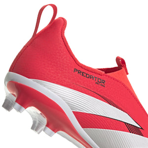 ADI JR PREDATOR LEAGUE LL FG LUCID RED/WHITE