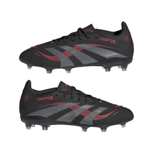 ADI JR PREDATOR ELITE FG CORE BLACK/LUCID RED