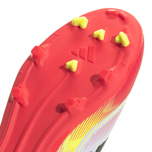 ADI JR F50 LEAGUE LL FG WHITE/SOLAR RED/SOLAR YELLOW