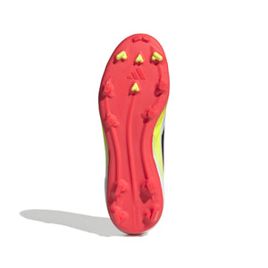 ADI JR F50 LEAGUE FG WHITE/SOLAR RED/SOLAR YELLOW