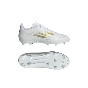 ADI JR F50 LEAGUE FG WHITE/GOLD