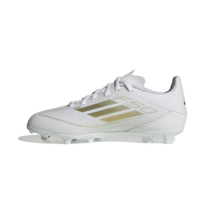 ADI JR F50 LEAGUE FG WHITE/GOLD