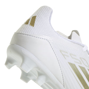 ADI JR F50 LEAGUE FG WHITE/GOLD