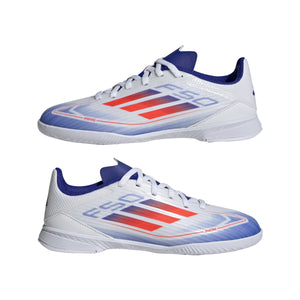 ADI JR F50 LEAGUE IC WHITE/SOLAR RED/LUCID BLUE