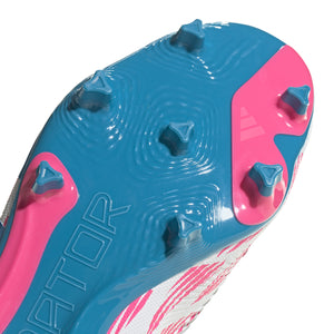 ADI PREDATOR LEAGUE LL FG WHITE/SOLAR BLUE/SOLAR PINK