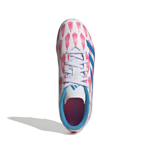 ADI JR PREDATOR LEAGUE FG WHITE/SOLAR BLUE/SOLAR PINK