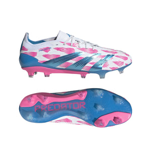 ADI PREDATOR ELITE FG WHITE/SOLAR BLUE/SOLAR PINK