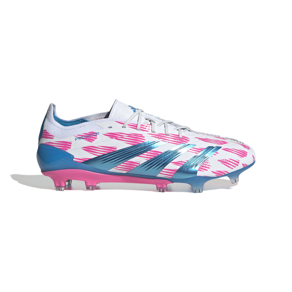 ADI PREDATOR ELITE FG WHITE/SOLAR BLUE/SOLAR PINK