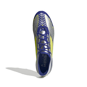 ADI F50 ELITE MESSI FG SILVER/LUCID BLUE/YELLOW