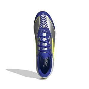 ADI F50 LEAGUE MESSI FG SILVER/LUCID BLUE/YELLOW