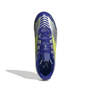 ADI JR F50 CLUB MESSI IC SILVER/LUCID BLUE/YELLOW