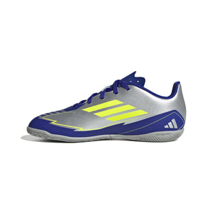 ADI JR F50 CLUB MESSI IC SILVER/LUCID BLUE/YELLOW