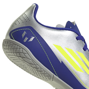 ADI JR F50 CLUB MESSI IC SILVER/LUCID BLUE/YELLOW