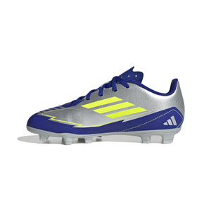 ADI JR F50 CLUB MESSI FG SILVER/LUCID BLUE/YELLOW