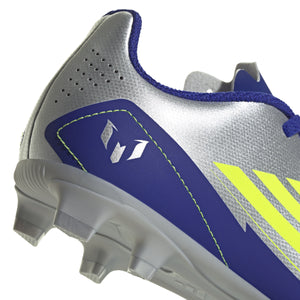 ADI JR F50 CLUB MESSI FG SILVER/LUCID BLUE/YELLOW