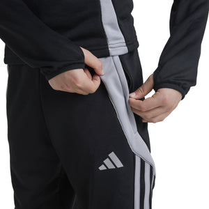 ADI JR TIRO24 WINTER PANT BLACK/LIGHT ONIX