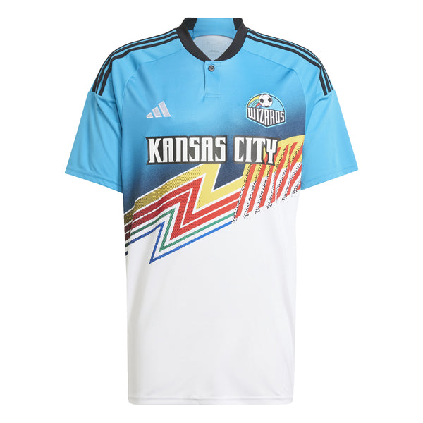 ADI KANSAS CITY WIZARDS 24-25 THIRD JERSEY WHITE/CYAN