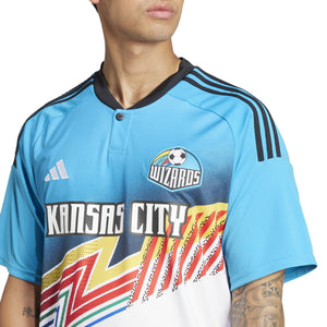 ADI KANSAS CITY WIZARDS 24-25 THIRD JERSEY WHITE/CYAN