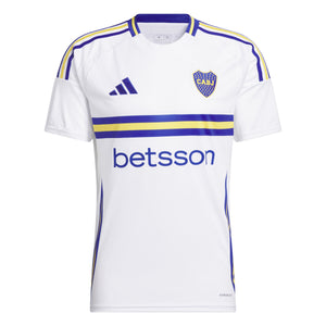 ADI BOCA JUNIORS 24-25 AWAY JERSEY WHITE/LUCID BLUE/GOLD