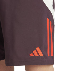 ADI BAYERN 24-25 DOWNTIME SHORT MAROON/WHITE