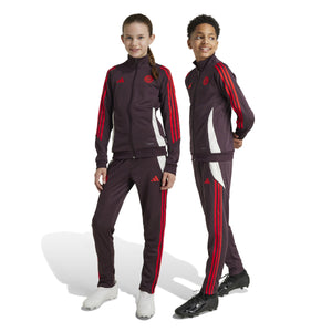 ADI JR BAYERN 24-25 TRACK SUIT MAROON/RED/WHITE