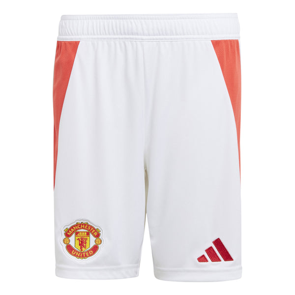 ADI JR MAN U 24-25 HOME SHORT WHITE