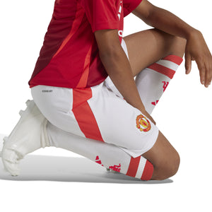 ADI JR MAN U 24-25 HOME SHORT WHITE