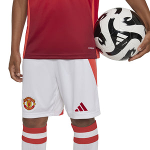 ADI JR MAN U 24-25 HOME SHORT WHITE