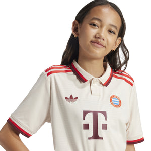 ADI JR BAYERN 24-25 THIRD JERSEY LINEN/RED