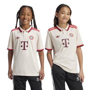 ADI JR BAYERN 24-25 THIRD JERSEY LINEN/RED