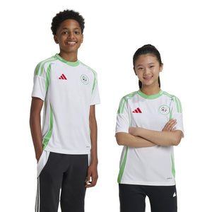 ADI JR ALGERIJE 2025 HOME JERSEY WHITE/FLASH GREEN