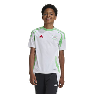 ADI JR ALGERIJE 2025 HOME JERSEY WHITE/FLASH GREEN