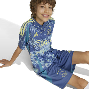 ADI JR AJAX 24-25 AWAY SHORT CREW BLUE