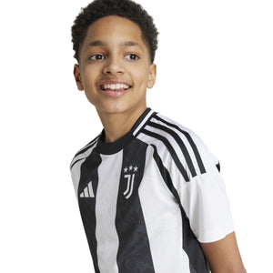 ADI JR JUVE 24-25 HOME JERSEY WHITE/BLACK