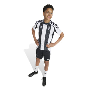 ADI JR JUVE 24-25 HOME SHORT BLACK/WHITE