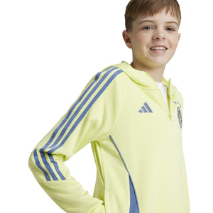 ADI JR AJAX 24-25 HOODY PULSE YELLOW