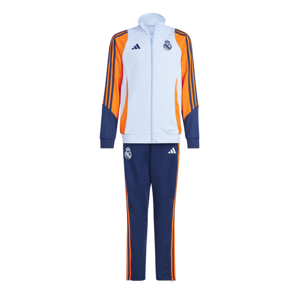 ADI JR REAL 24-25 TRACK SUIT GLOW BLUE/CREW ORANGE