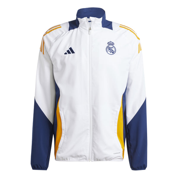 ADI REAL 24-25 PRESENTATION JACKET WHITE/TEAM NAVY BLUE