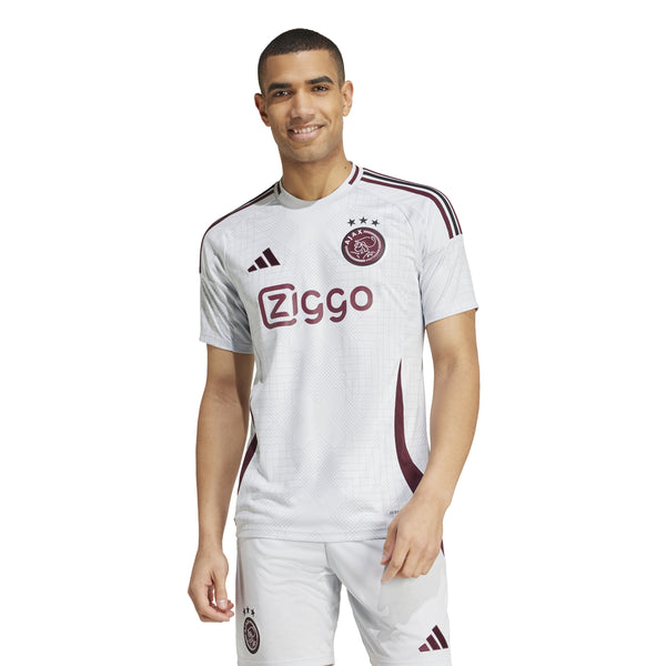 ADI AJAX 24-25 THIRD JERSEY CLEAR GREY/RED