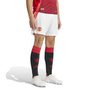 ADI MAN U 24-25 HOME SHORT WHITE