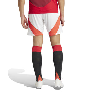 ADI MAN U 24-25 HOME SHORT WHITE