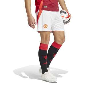 ADI MAN U 24-25 HOME SHORT WHITE