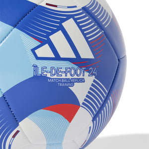 ADI OLYMPICS 24 TRAINING BALL WHITE/SOLRED/ROYAL BLUE