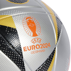 ADI EURO2024 FUSSBALLLIEBE FINAL BALL LEAGUE SILVER/BLACK/GOLD