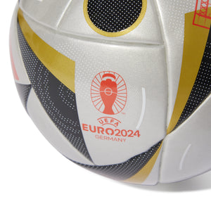 ADI EURO2024 FUSSBALLLIEBE FINAL MINIBALL SILVER/BLACK/GOLD