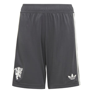 ADI JR MAN U 24-25 THIRD SHORT CARBON